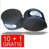 10 + 1 GRATIS Angebot (11 Paar) Basic Boxbandagen 2,5 M Schwarz Elastisch Farben -Sport Ausrüstung Verkauf 10 1 gratis angebot 11 paar basic boxbandagen 25 m schwarz elastisch farben
