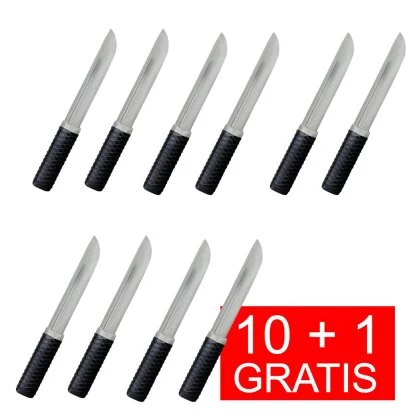 10 + 1 GRATIS Angebot (11 Stück) Gummimesser GM1 Trainingsmesser Messer Gummi 25 Cm SV 3 10 + 1 GRATIS Angebot (11 Stück) Gummimesser GM1 Trainingsmesser Messer Gummi 25 Cm SV