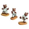 3-Teilig Budo Bär Figuren -Sport Ausrüstung Verkauf 3 teilig budo baer figuren