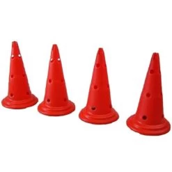 4er Set Hürden Höcker Kegel Pylonent, 50 Cm