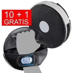ANGEBOT Des Monats - 10 X 1 GRATIS Angebot (11 Paar) Multi Funktion Runde Handpratzen Tellerpratzen Schwarz Weiß