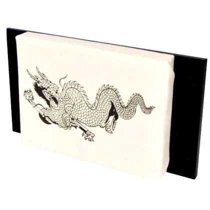 ANGEBOT Des Monats - Makiwara Wand-Schlagpolster Drache 40 X 22 Weiß 3 ANGEBOT Des Monats - Makiwara Wand-Schlagpolster Drache 40 X 22 Weiß