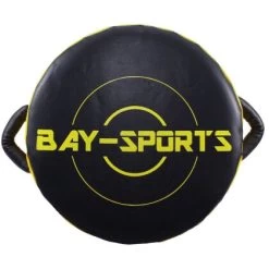 ANGEBOT Des Monats - UFO Schlagpolster Rund Mit Griffen Schwarz/gelb 45x20 Cm