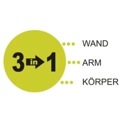 ANGEBOT Des Monats - Wall Arm Body 3 In 1 Schlagpolster Wand Montage 65 Cm -Sport Ausrüstung Verkauf angebot des monats wall arm body 3 in 1 schlagpolster wand montage 65 cm3