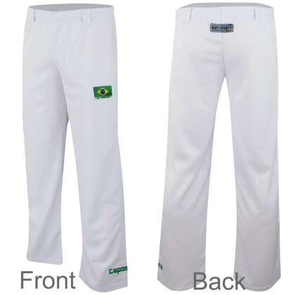 Capoeira Hose Weiß Uni 6XS - XXL Kinder Erwachsene 7 Capoeira Hose Weiß Uni 6XS - XXL Kinder Erwachsene – Bild 5