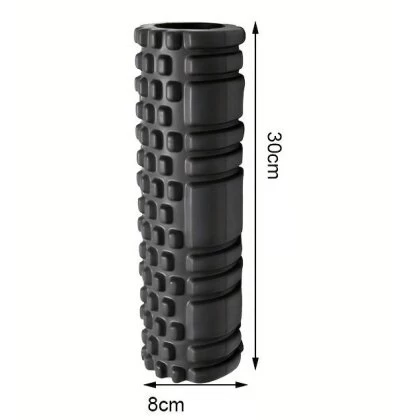Faszienrolle Schwarz Massagerolle Schaumstoffrolle Massage 30 Cm 4 Faszienrolle Schwarz Massagerolle Schaumstoffrolle Massage 30 Cm – Bild 2