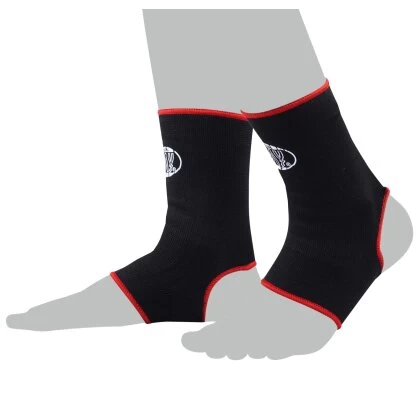 Fußbandagen Ankle XS - XL Schwarz/rot 3 Fußbandagen Ankle XS - XL Schwarz/rot