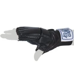 GEL Tech Leder Sandsackhandschuhe Schwarz S - XL -Sport Ausrüstung Verkauf gel tech leder sandsackhandschuhe schwarz s xl5
