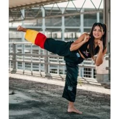 Germany Kickboxhose Schwarz/rot/gelb Gold XXS - XXL -Sport Ausrüstung Verkauf germany kickboxhose schwarz rot gelb gold xxs xxl3