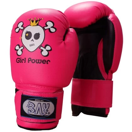 Girl Power Kinder Boxhandschuhe Totenkopf Pink/schwarz 2 - 10 Unzen 3 Girl Power Kinder Boxhandschuhe Totenkopf Pink/schwarz 2 - 10 Unzen