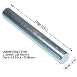 Grip All Stahl 280 320 GAS Springseil Inkl. Einsteck-Gewichte -Sport Ausrüstung Verkauf grip all stahl 280 320 gas springseil inkl einsteck gewichte4