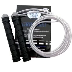 Grip All Stahl 280 320 GAS Springseil Inkl. Einsteck-Gewichte -Sport Ausrüstung Verkauf grip all stahl 280 320 gas springseil inkl einsteck gewichte9