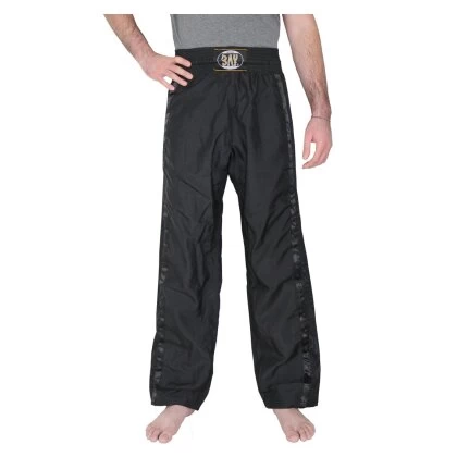 Kickboxhose Netz Gewebe Schwarz/schwarz Uni 5XS - XXL Kinder Erwachsene 6 Kickboxhose Netz Gewebe Schwarz/schwarz Uni 5XS - XXL Kinder Erwachsene – Bild 4