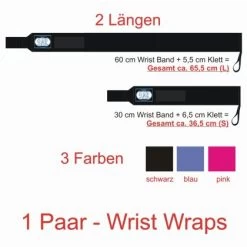 Knee Wraps 65 Cm (L) Knie Bandagen -Sport Ausrüstung Verkauf knee wraps 65 cm l knie bandagen6