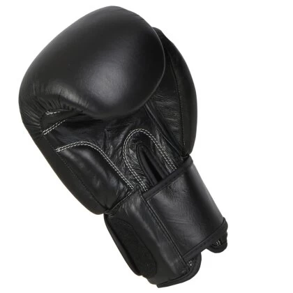 KO Fighter Vollkontakt Boxhandschuhe Leder Schwarz 10 - 16 Unzen 10 KO Fighter Vollkontakt Boxhandschuhe Leder Schwarz 10 - 16 Unzen – Bild 8