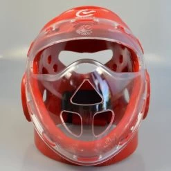 Kopfschutz Schaumstoff Mit Plexiglas Maske WTF Rot XS - XL -Sport Ausrüstung Verkauf kopfschutz schaumstoff mit plexiglas maske wtf rot xs xl2