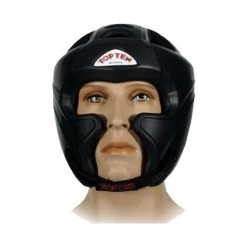 Kopfschutz TOP TEN Jochbeinschutz Training Avantgarde Schwarz (WAKO) -Sport Ausrüstung Verkauf kopfschutz top ten jochbeinschutz training avantgarde schwarz wako2