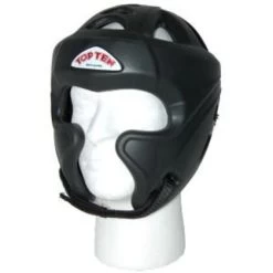 Kopfschutz TOP TEN Jochbeinschutz Training Avantgarde Schwarz (WAKO) -Sport Ausrüstung Verkauf kopfschutz top ten jochbeinschutz training avantgarde schwarz wako7