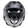Kopfschutz WP Mit Abnehmbarer Plexiglas Maske Leder PU Schwarz S - XL -Sport Ausrüstung Verkauf kopfschutz wp mit abnehmbarer plexiglas maske leder pu schwarz s xl