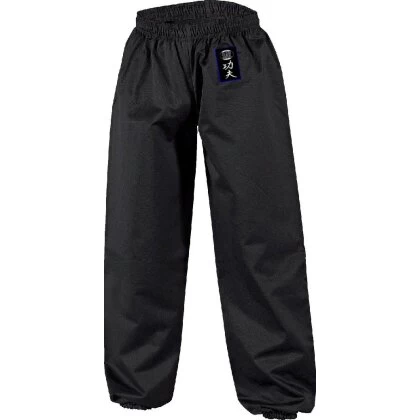Kung Fu Hose Mit Bündchen Schwarz 4XS - XXL Kinder Erwachsene 3 Kung Fu Hose Mit Bündchen Schwarz 4XS - XXL Kinder Erwachsene