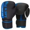 Lets Fight Boxhandschuhe Fresh Mesh Schwarz/blau 8 - 10 Unzen