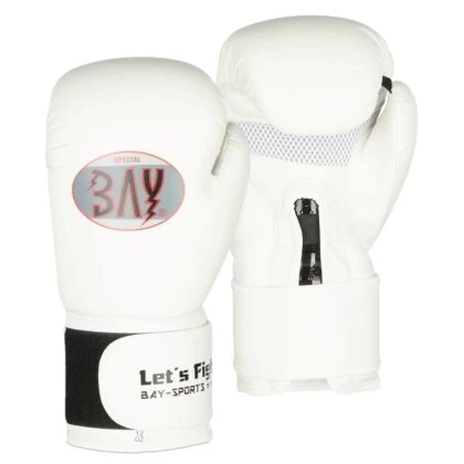 Lets Fight Radiant White Boxhandschuhe Mesh Weiß 8 - 12 Unzen 4 Lets Fight Radiant White Boxhandschuhe Mesh Weiß 8 - 12 Unzen – Bild 2