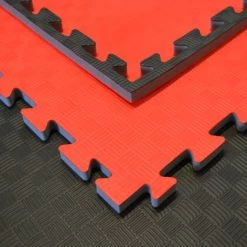 Matten Kampfsportmatten Double Schwarz Rot 100x100x2cm -Sport Ausrüstung Verkauf matten kampfsportmatten double schwarz rot 100x100x2cm3