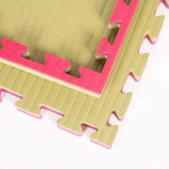 Matten Kampfsportmatten Double SV Grün Rot 100x100x4cm