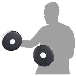 Multi Funktion Runde Handpratzen Tellerpratzen Schwarz Weiß (Paar) -Sport Ausrüstung Verkauf multi funktion runde handpratzen tellerpratzen schwarz weiss paar3