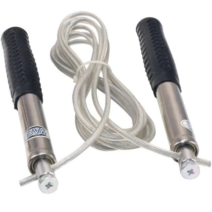 Olymp 280 Stahl Springseil Aluminium Griffe Schwarz 4 Olymp 280 Stahl Springseil Aluminium Griffe Schwarz – Bild 2