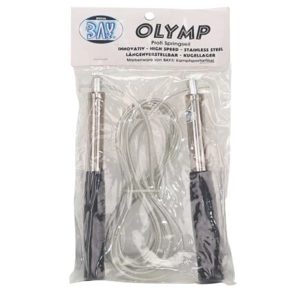 Olymp 280 Stahl Springseil Aluminium Griffe Schwarz 5 Olymp 280 Stahl Springseil Aluminium Griffe Schwarz – Bild 3