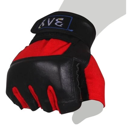 Orbit Sandsackhandschuhe Leder Schwarz/rot S - XXL 3 Orbit Sandsackhandschuhe Leder Schwarz/rot S - XXL