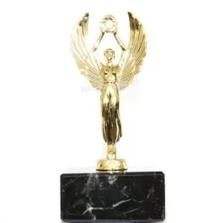 Pokal Trophäe Siegerengel Metallfigur Engel Gold 17 Cm Ehrengabe Metall
