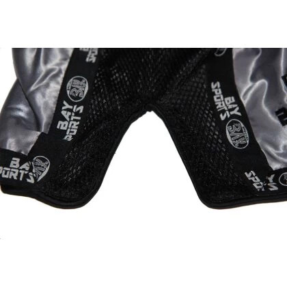 Pro-Equip Mesh Thaiboxhose XS - XXL Silber Grau/schwarz 7 Pro-Equip Mesh Thaiboxhose XS - XXL Silber Grau/schwarz – Bild 5