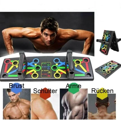 Push Up Board Liegestützgriffe Liegestützbrett Multi Gym 4 Push Up Board Liegestützgriffe Liegestützbrett Multi Gym – Bild 2