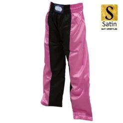 Really Pink Kickboxhose Rosa Schwarz Kinder Damen XS - L