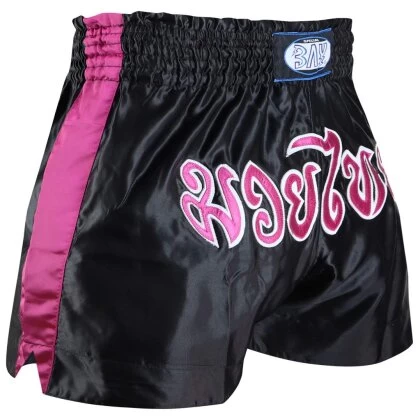 Remy Thaiboxhose Pink/schwarz XXS - XXL 3 Remy Thaiboxhose Pink/schwarz XXS - XXL