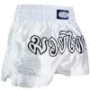 Remy Thaiboxhose Weiss / Silber XS - XXL -Sport Ausrüstung Verkauf remy thaiboxhose weiss silber xs xxl