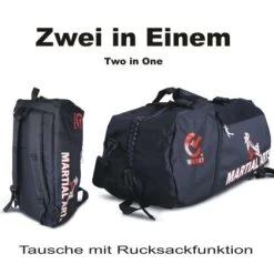 Rucksacktasche Martial Arts Sporttasche Schwarz/orange Medium M 55 Cm -Sport Ausrüstung Verkauf rucksacktasche martial arts sporttasche schwarz orange medium m 55 cm10
