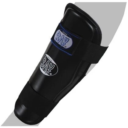 Schienbeinschutz Komfort PU Leder Schwarz XXS - XL 5 Schienbeinschutz Komfort PU Leder Schwarz XXS - XL – Bild 3