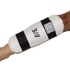 Schienbeinschutz Komfort PU Leder Weiß XS - XL