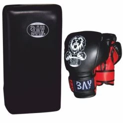 SET ANGEBOT Kinder Box Schlagpolster Leon Boxhandschuhe + Black Corner Arm-Pratze