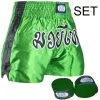 SET Angebot Remy Thaiboxhose + Boxbandagen Grün 1 SET Angebot Remy Thaiboxhose + Boxbandagen Grün -Sport Ausrüstung Verkauf set angebot remy thaiboxhose boxbandagen gruen
