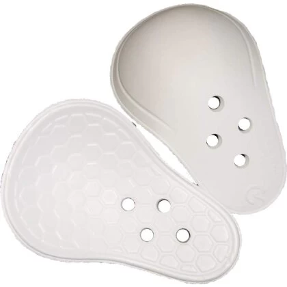 Set Brustschutz Topp + Schalen 3 Teile Weiß XS - XL 4 Set Brustschutz Topp + Schalen 3 Teile Weiß XS - XL – Bild 2