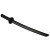 Shoto 62 Cm Schwarz Kurzer Bokken Katana Aus TPR-Kunststoff