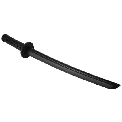 Shoto 62 Cm Schwarz Kurzer Bokken Katana Aus TPR-Kunststoff 3 Shoto 62 Cm Schwarz Kurzer Bokken Katana Aus TPR-Kunststoff