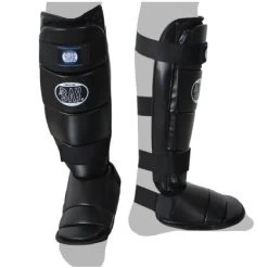 Spann- Schienbeinschutz Allround Schwarz S - XL