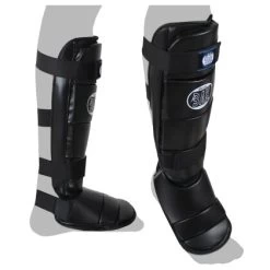 Spann- Schienbeinschutz Allround Schwarz S - XL -Sport Ausrüstung Verkauf spann schienbeinschutz allround schwarz s xl4