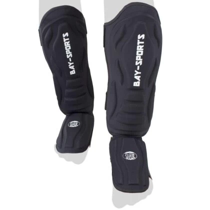 Spann- Schienbeinschutz Black Demon Style Schwarz XXS - XXL 4 Spann- Schienbeinschutz Black Demon Style Schwarz XXS - XXL – Bild 2