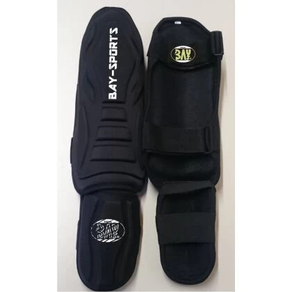 Spann- Schienbeinschutz Black Demon Style Schwarz XXS - XXL 6 Spann- Schienbeinschutz Black Demon Style Schwarz XXS - XXL – Bild 4